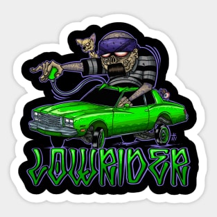 Lowrider vatos monster Sticker